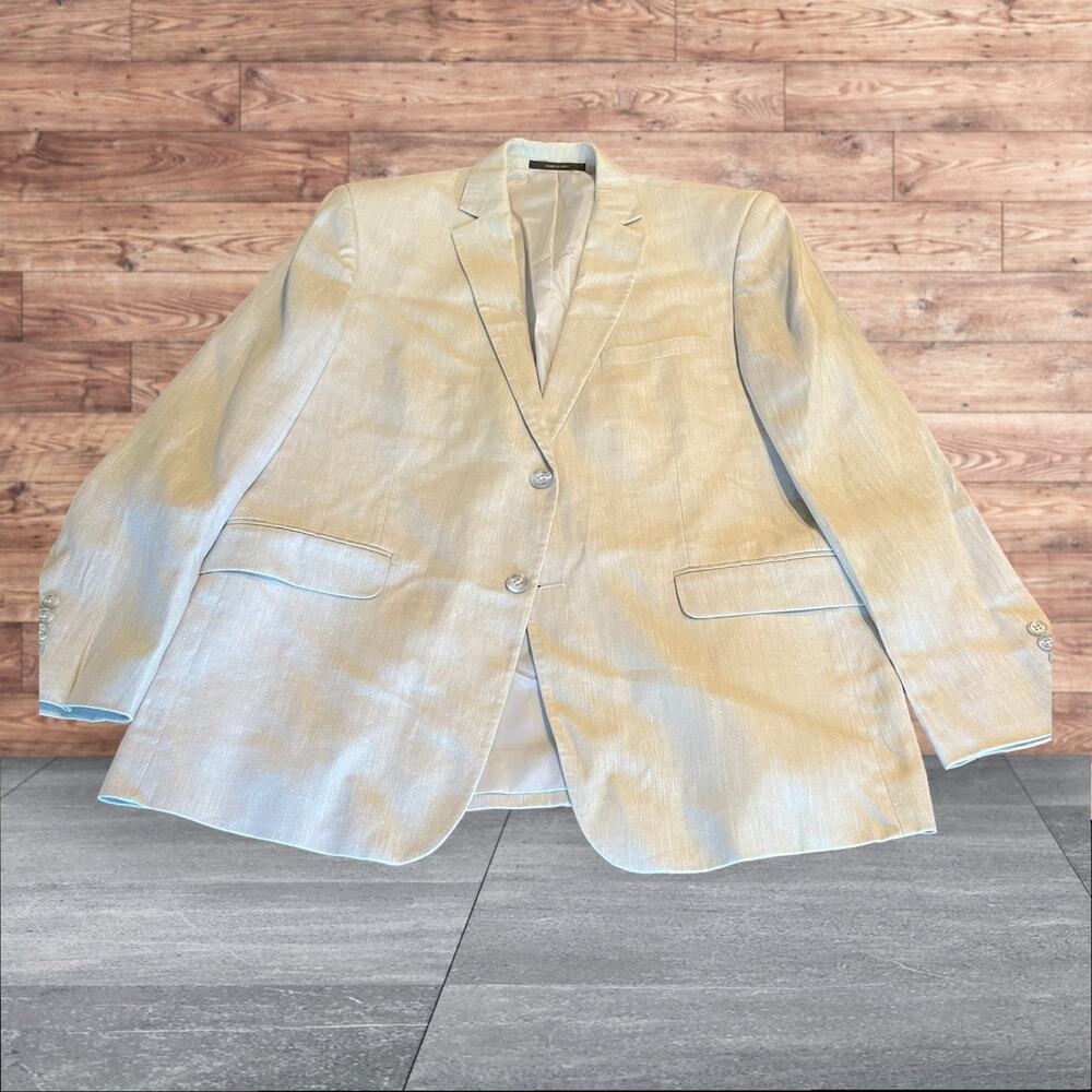Tasso Elba Men’s Linen Blend Sports Coat Blazer Size 44R